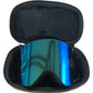 Monte Interchangeable Ski Goggles Ice Blue Unisex Winter Sports Gear