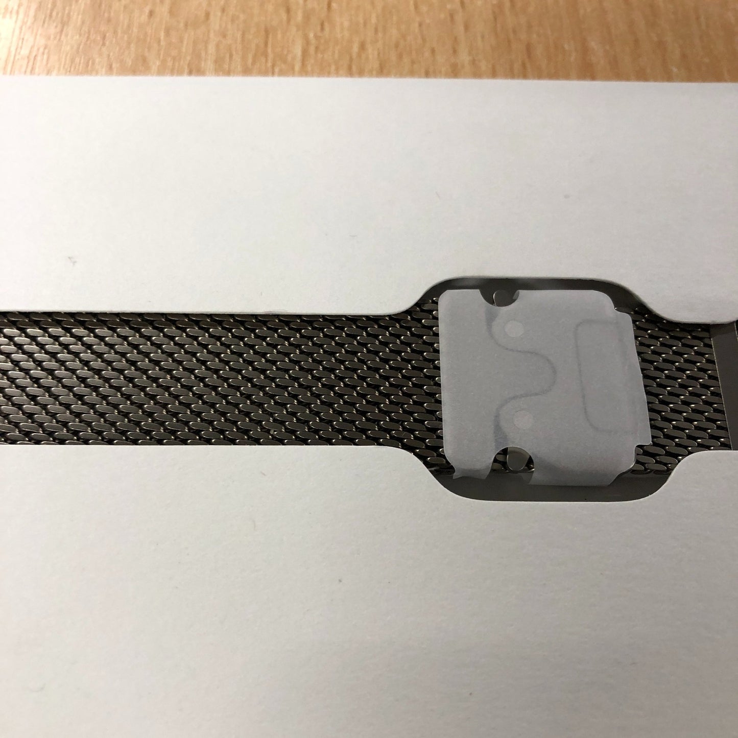 Apple Watch 49MM L Natural Titanium Milanese Loop Adjustable Strap Band