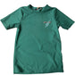 River Island Kids Short Sleeve Rash Guard Swim Top Green 9-10 Years