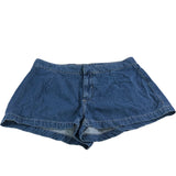 River Island Denim Shorts UK18 Women's Stylish Casual Blue Cotton Summer