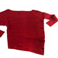River Island Red Sweater UK XS Women's Long Sleeve Knit