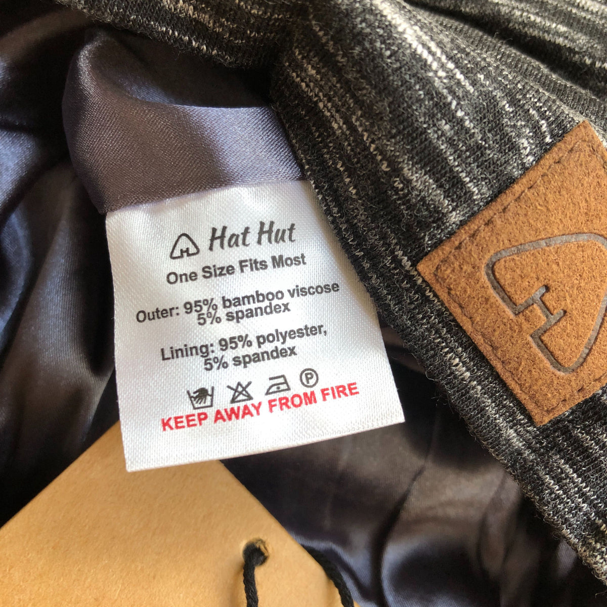 Hat Hut Satin Silk Sleep Night Cap Soft Sleepwear Heather Black