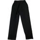 Pleated Trousers Women's High Waist Black Button Detail UK6
