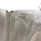 Jarlo Kiki Dress Women's Ivory Ruched Mini Dress with Beaded Straps Size 8