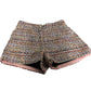 River Island Women's Tweed Shorts Size UK12 Stylish Summer Casual Pull On