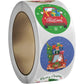 Christmas Stickers Roll 1 Inch Round Gift Seal Tags 500 Pcs