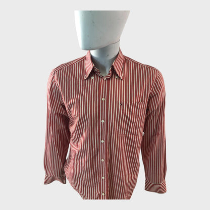 Red and White Striped Tommy Hilfiger Shirt