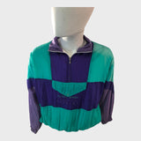 Green and Purple and Pink Wind Breaker Jacket