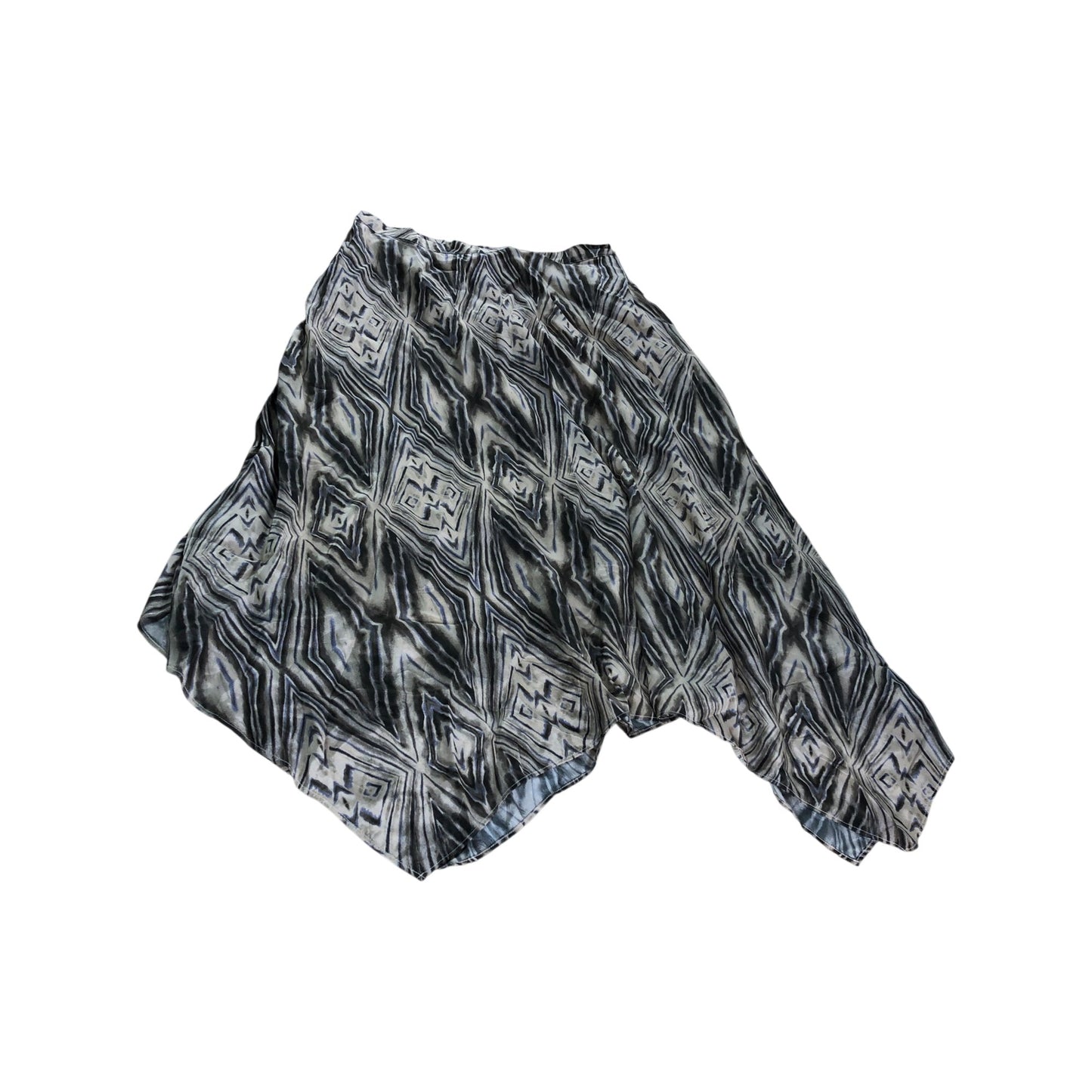 Branded Brown Geometric Skirt - Size 12