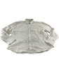 River Island Men's M Shirt Beige Striped Button Up Casual Cotton