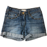 Indigo Denim Shorts 7-8 Years Girls Fashion Casual Summer Blue