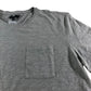 PAIGE Men's T-Shirt Size M Grey Pocket