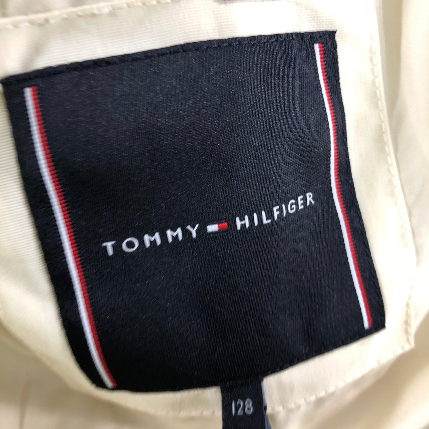 Tommy Hilfiger Boys White Lightweight Parka - Age 8