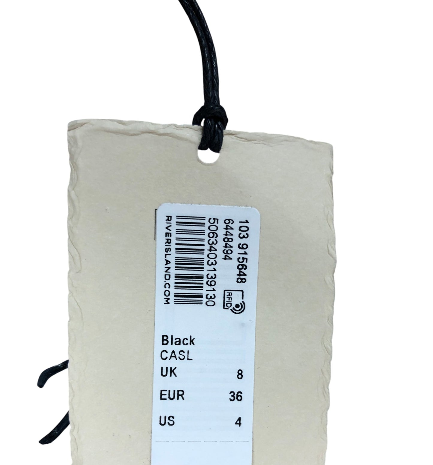 River Island Relaxed Bodysuit UK8 Women's Long Sleeve Black Cotton Blend