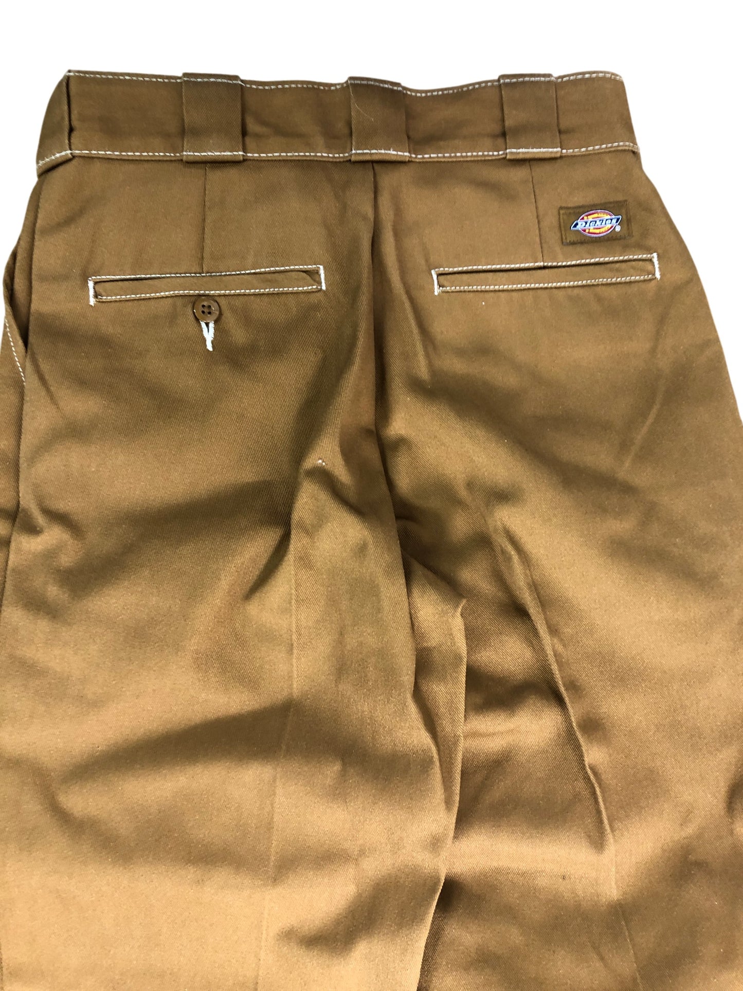 Dickies 874 Original Fit Trousers W24 L32 Men's Workwear Trousers Brown Duck