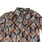 Branded Long Sleeve Blouse UK Women's Colourful Pattern Polyester UK8