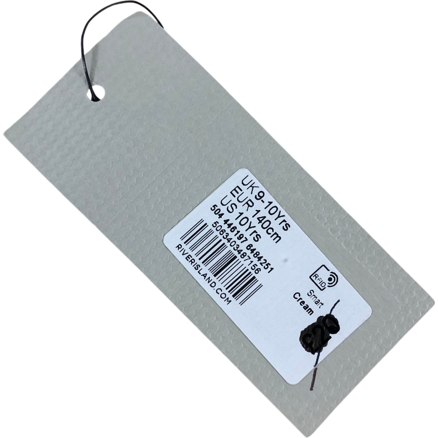 RIVER ISLAND Cream Skirt UK9-10 Years Girls Balloon Style Soft Fabric