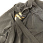 River Island Black Long Sleeve Top Women's Design with Gold Accent Size 16