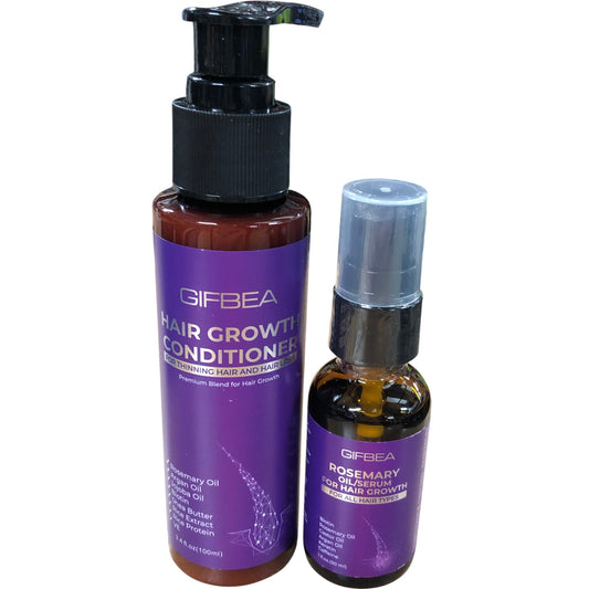 GIFBEA Hair Growth Set For Thinning Hair And Hair Loss 100ml Conditioner 30ml