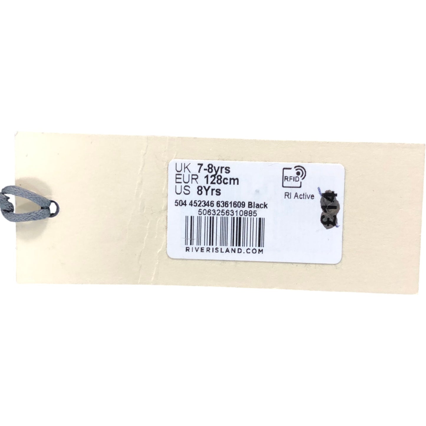 RIVER Island Activewear Shorts UK7-8 Years Girls Black Red Stripe Design