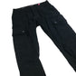 Jack & Jones Cargo Trousers Men's Black Cotton Blend Pants W28 32L