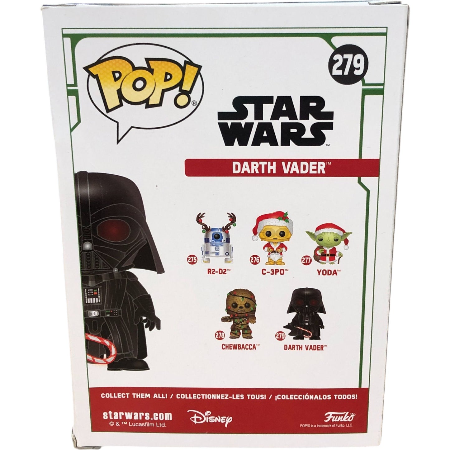 Funko Pop Star Wars Darth Vader 279 Bobblehead Figure Collectible Toy
