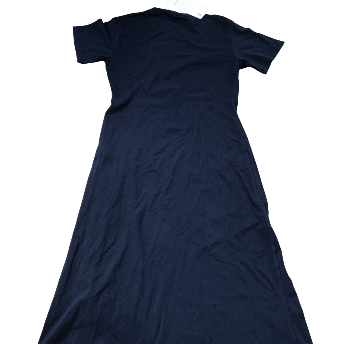 Baukjen Women's Twist Front Short Sleeve Dress UK Size 12 Navy Blue