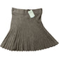 River Island Ribbed Knitted Maxi Skirt UK Size 10 Women's Brown Knit Style