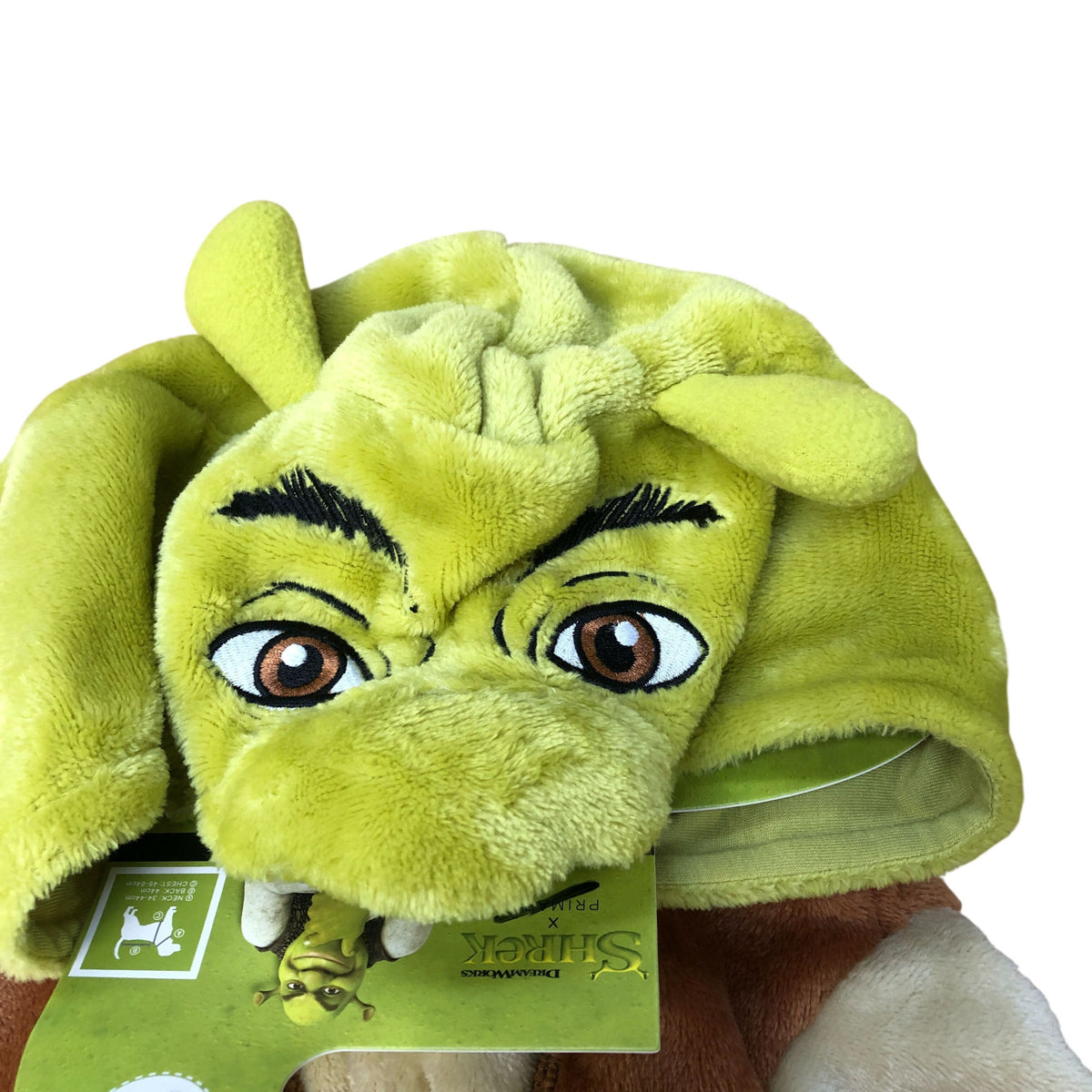 Shrek Dog Costume Large Pet Outfit 46-64cm Chest
