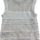 River Island Cropped Knit Top 5-6YRS Women's Casual White Hand Knitted Design