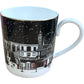 Fine Bone China Townhouse Christmas Mug
