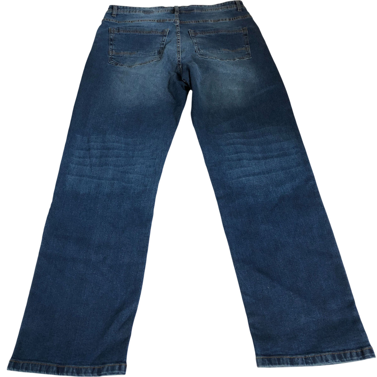 Onfire W32 L32 Men's Blue Jeans Regular Fit Denim Casual Trousers