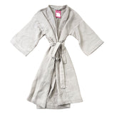 Grey Waffle Robe Organic Cotton Blend Size XL