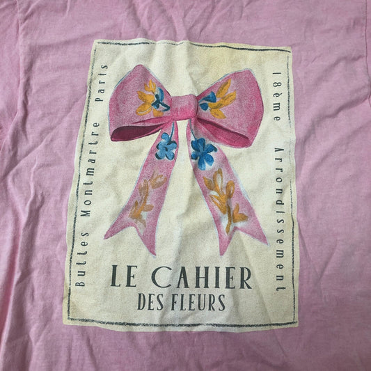 River Island Studio Relaxed T-Shirt Size S Women's Pink Floral Print Top