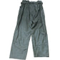 River Island Green Trousers UK14 Women's High Waisted Belted Casual Style