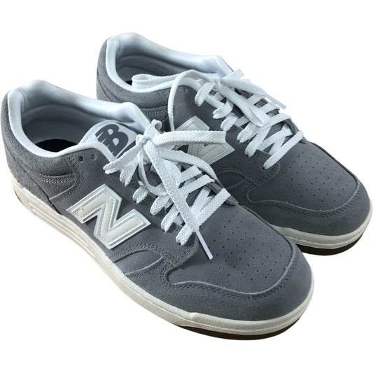 New Balance BB480LSG Men's Trainers Size 8 UK Grey Suede Low Top Sneakers