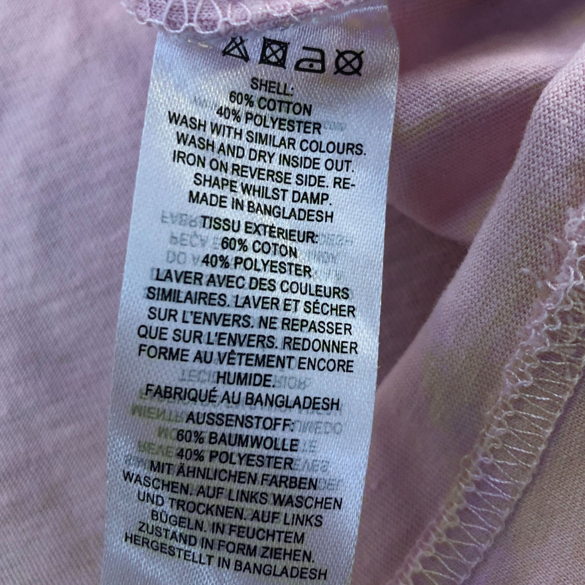 French Connection Pale Pink T-Shirt Size M
