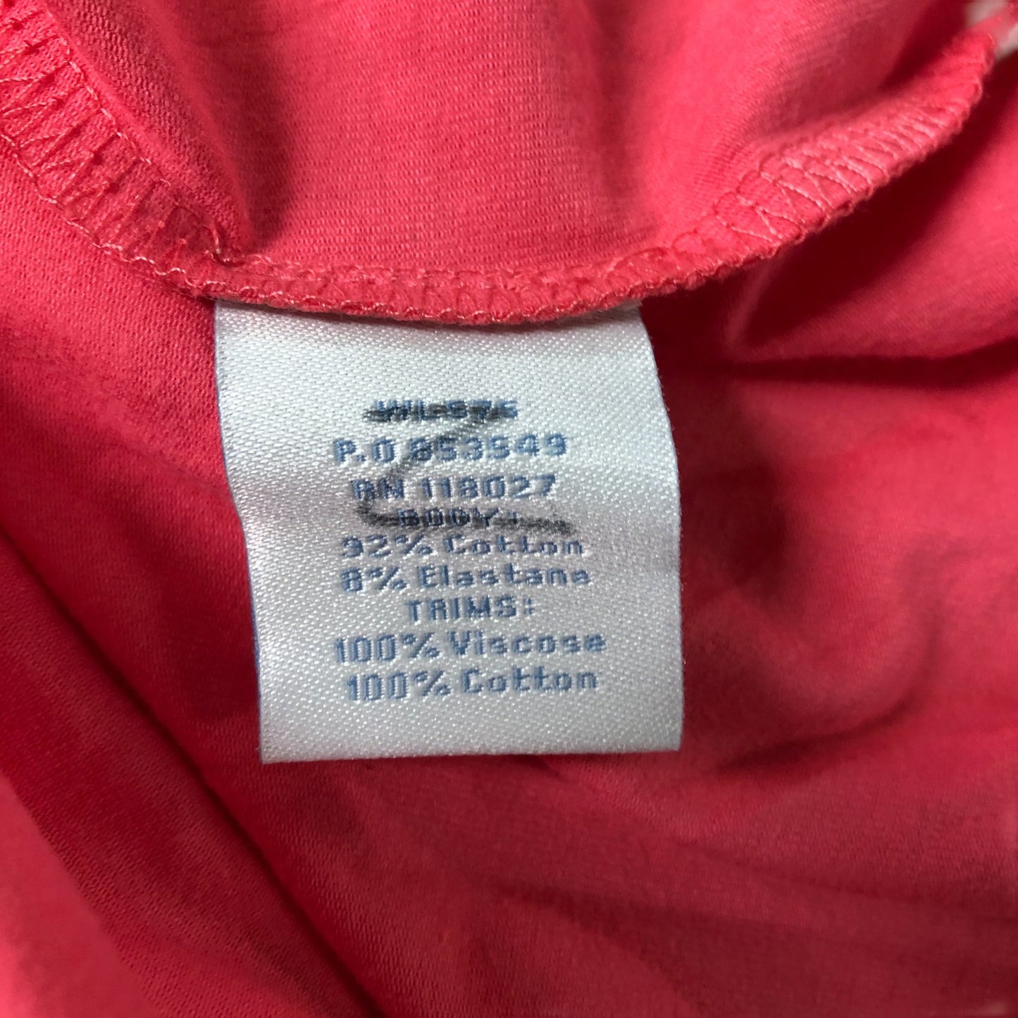 Boden Spaghetti Strap Tank Top Women's Pink Cotton Stretch Casual UK18