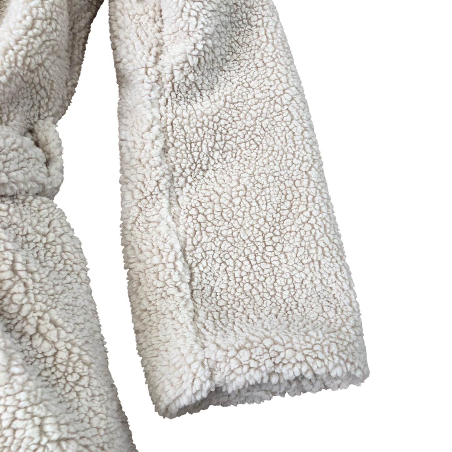 The White Company Beige Robe Size 10 Soft Plush Fabric Cosy Warm Loungewear