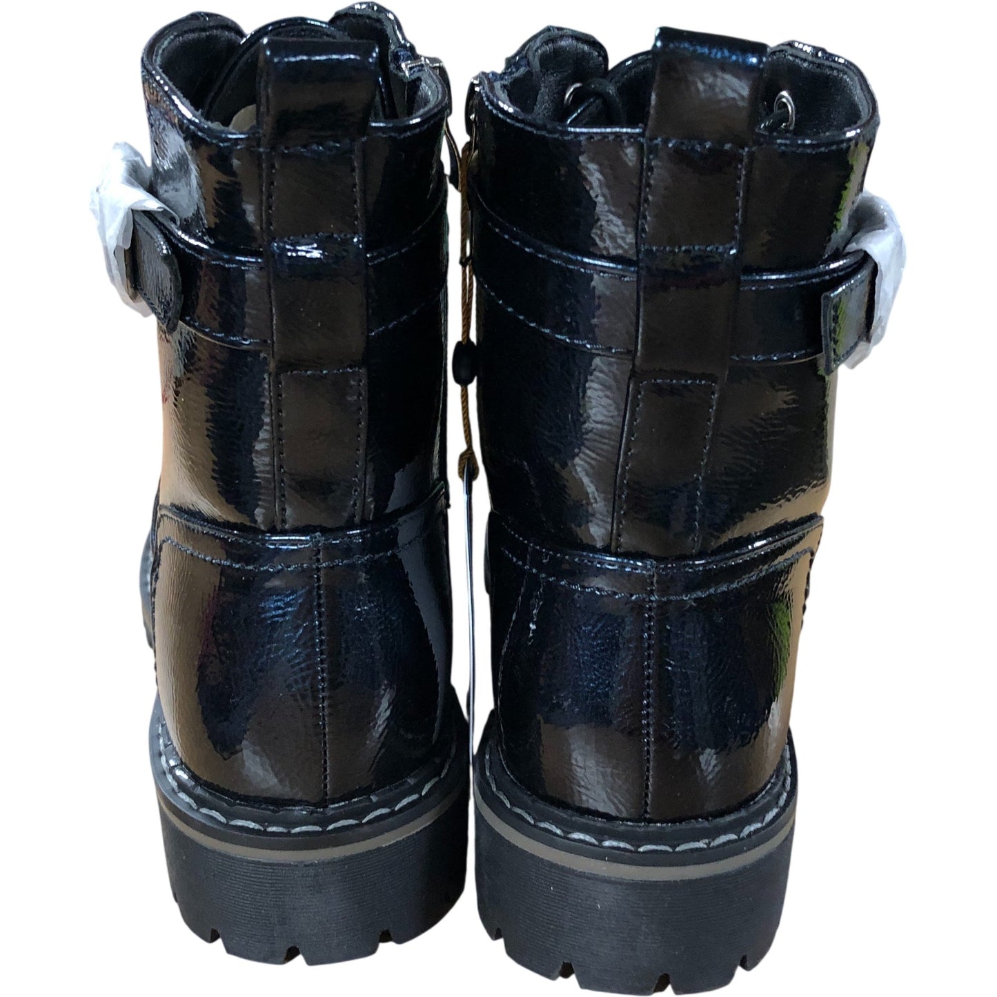 Lunar Dark Blue Ankle Boots UK5 Women's Stylish Lace Up Zip Comfortable Footwear