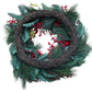 Festive Christmas Wreath Decorative Pinecones Berries Dried Oranges 18"
