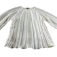 River Island UK6 Women's Pleated Blouse Long Sleeve Cream Polyester Top
