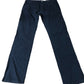 Onfire Navy Trousers W38 L30 Men's Stylish Casual Cotton Blend Elasticated Fit