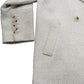 Stylish Women's Herringbone Coat Size L Warm Thick Outerwear Beige Jacket