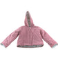 Mini Cuddles Pink Puffer Jacket 9-12 Months Girls Hooded Warm Cotton