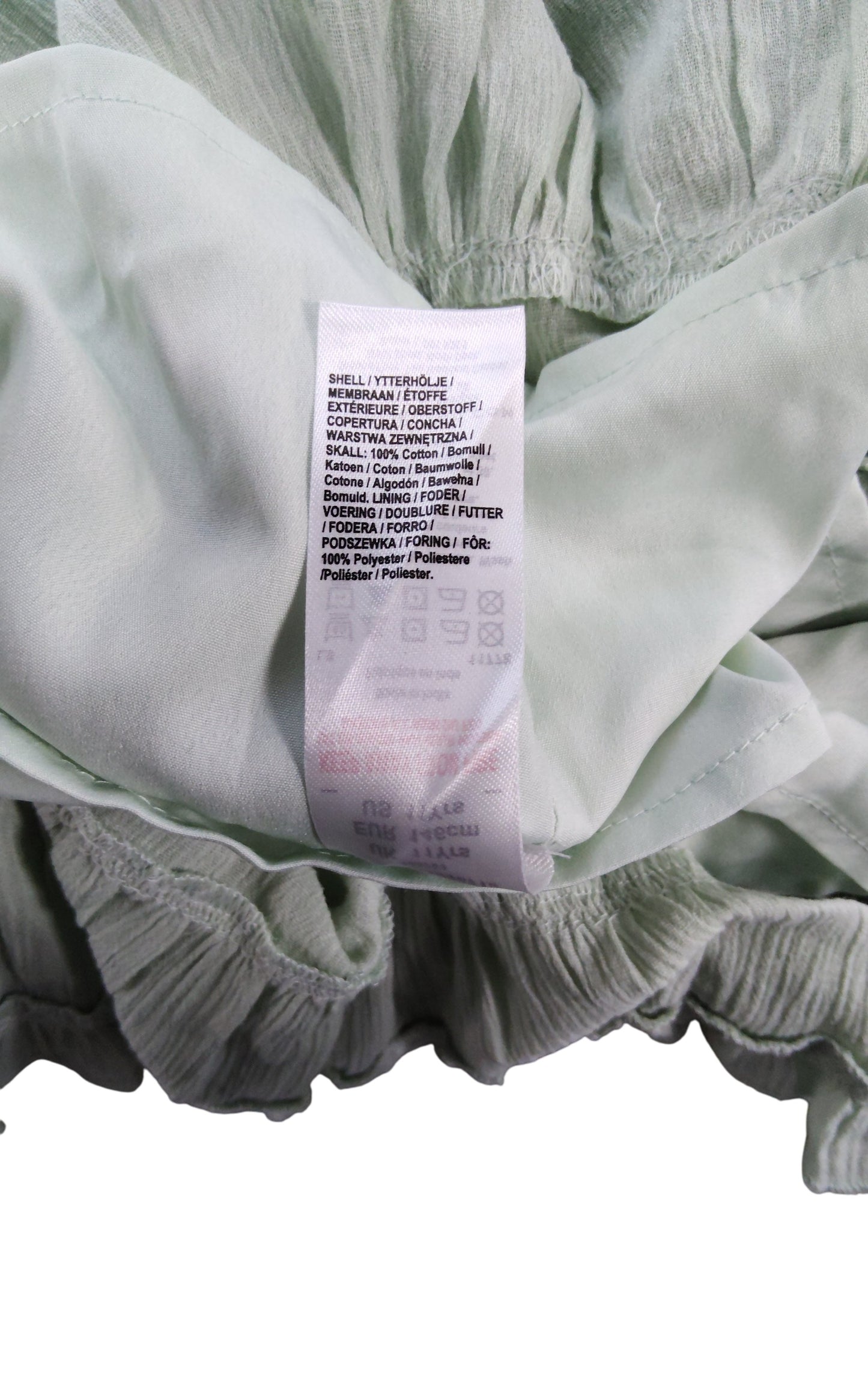 River Island Girls Dress UK11 Years Green Ruffled Tiered Summer Dress