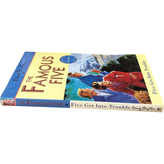Enid Blyton The Famous Five Five Get Into Trouble Illustrated Edition Book