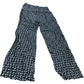River Island UK8 Women's Trousers Black and White Geometric Print