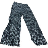 River Island UK8 Women's Trousers Black and White Geometric Print