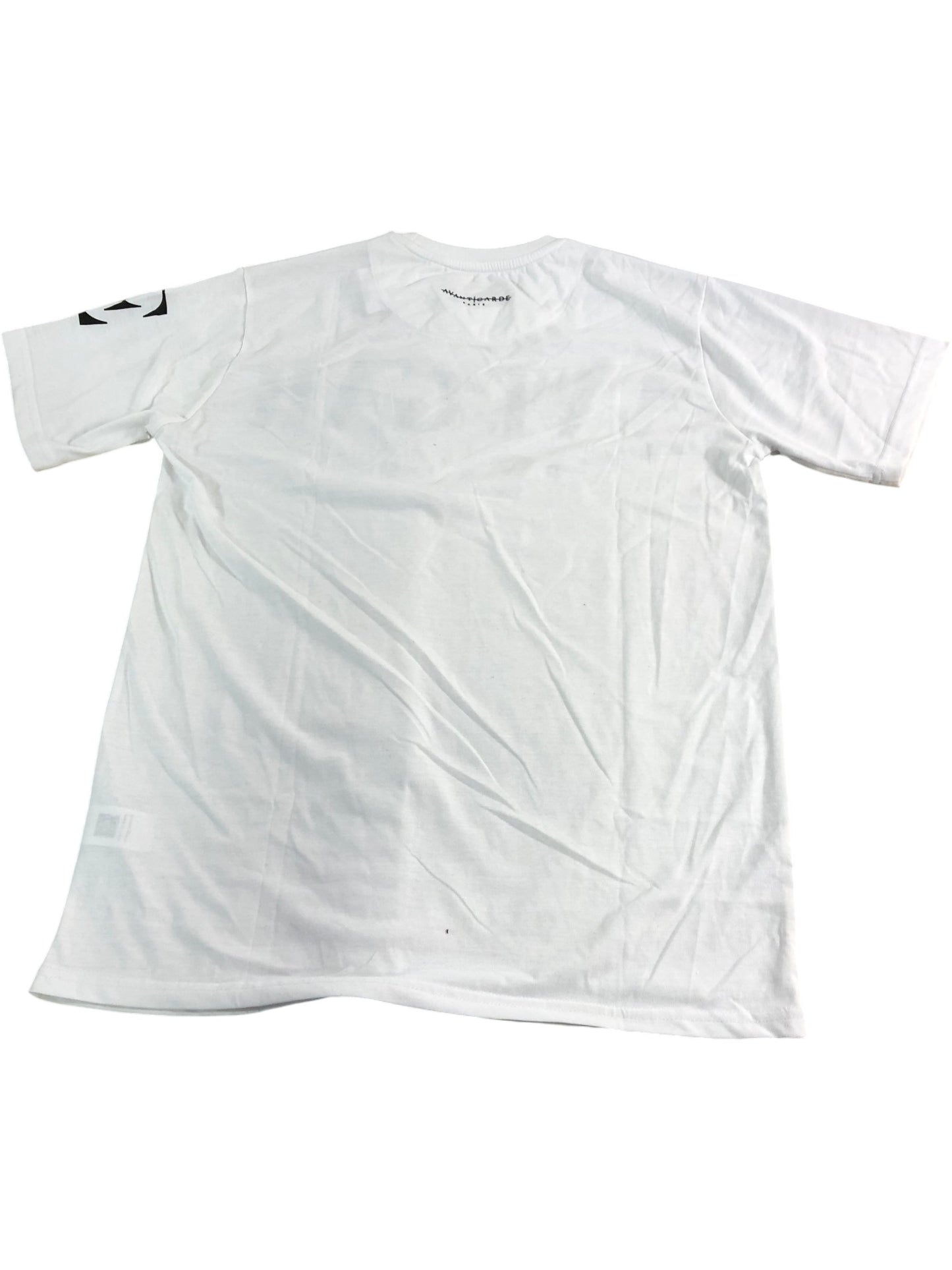 AVANT GARDE PARIS AGM105 UK L Men's White Cryptic Graphic T-Shirt